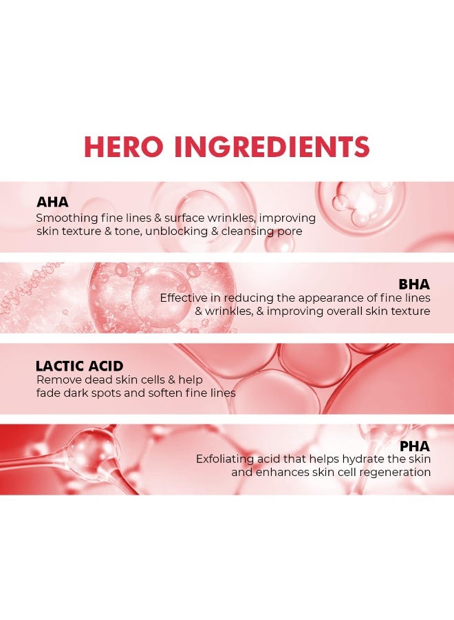 كيميائي واعي محلول التقشير من Conscious Chemist® بتركيز 25% AHA و2% BHA و5% PHA | 30 مل | محلول تقشير متطور لتجديد البشرة، سيروم مضاد للشيخوخة، سيروم مقشر للوجه للرجال والنساء - Derm Date - Image 3